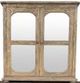 Vintage Furniture Bristol 2-Door Console with Glass-0