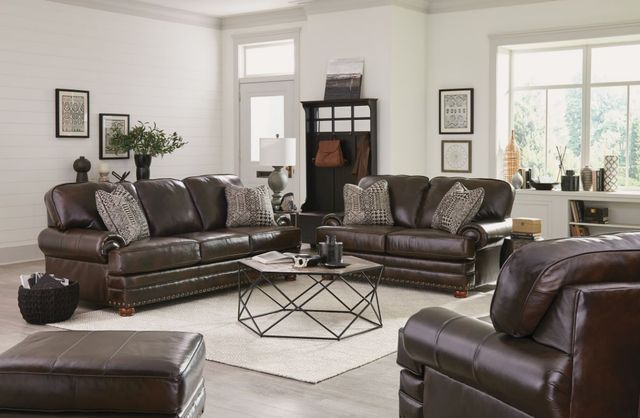 Jackson Furniture Roberto Cocoa Leather Sofa-3
