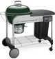 Weber® Performer® Deluxe 48" Green Freestanding Charcoal Grill-2