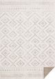 Kalora Interiors Bristol Cream/Taupe 5'x8' Style 2 Indoor/Outdoor Area Rug-0