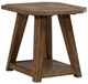 Liberty Furniture Carolina Park Amber Brown Octagonal End Table-0