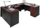 Sauder® Via Classic Cherry® Executive Office Desk-3