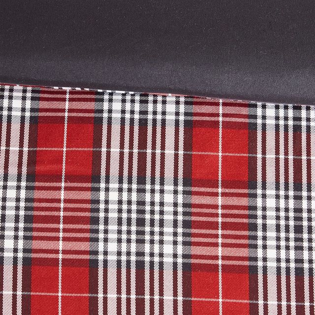 Olliix by Woolrich Williamsport Plaid Red Queen Comforter Set-3