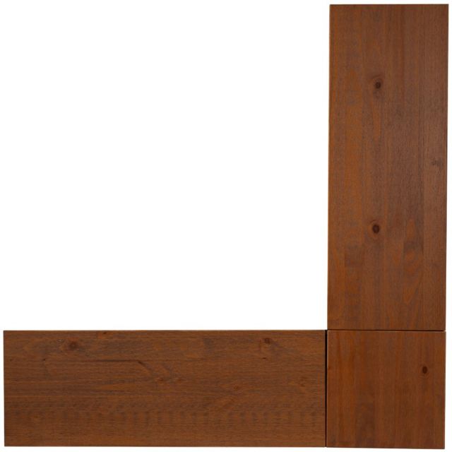 Linon Norah Black/Walnut Backless Nook Bench-3