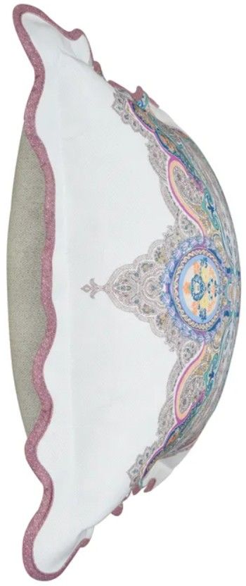 Stylecraft Tamara Day Beige/Blue/White Designer Pillow-4