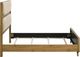 Coaster® Bennett Cream/Light Oak Youth Full Upholstered Panel Bed-4