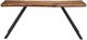 Modus Furniture Reese Natural Live Edge Console Table with Black Base-2