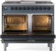 Ilve® Nostalgie II Series 40" Blue Grey Pro Style Dual Fuel Range-1
