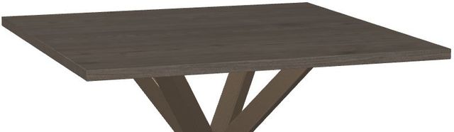 Amisco Customizable Asterisk 36" Square Table with Starburst Stand-1