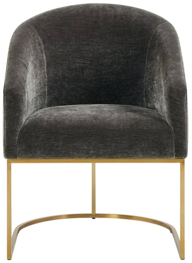 Uttermost® Hanni Charcoal Dining Arm Chair-3