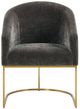 Uttermost® Hanni Charcoal Dining Arm Chair-3
