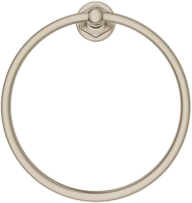 DXV Oak Hill® Brushed Nickel Towel Ring-1