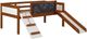 Donco Kids Art & Play Light Espresso Junior Twin Low Loft-0