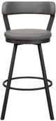 Mazin Furniture Appert Dark Gray/Gray Pub Height Swivel Chair-1