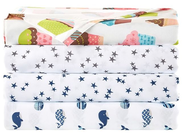Olliix by Mi Zone Printed Blue Full Sheet Set-2