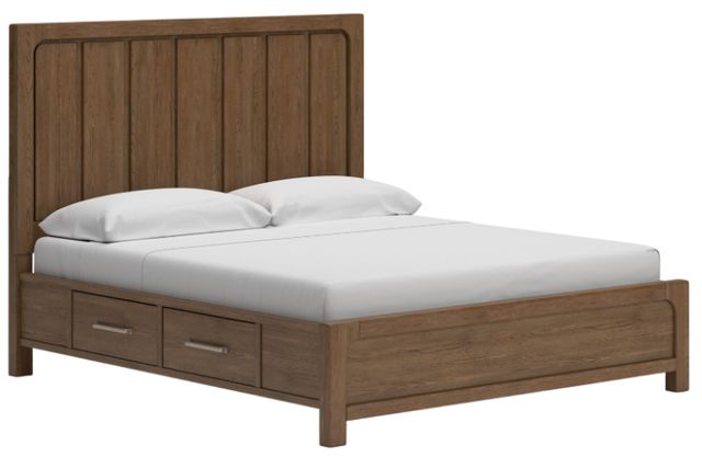 Signature Design by Ashley® Cabalynn 3-Piece Light Brown King Panel Bedroom Set-1