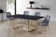 Meridian Furniture Karina Gray/Gold Velvet Dining Chair-4