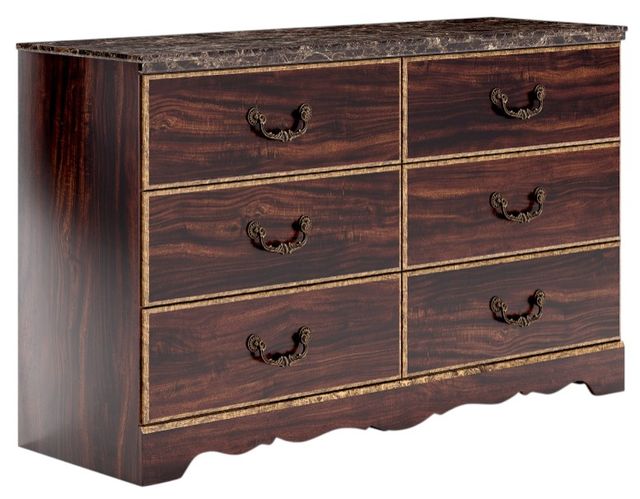 Signature Design by Ashley® Glosmount Glossy Reddish Brown Dresser-0