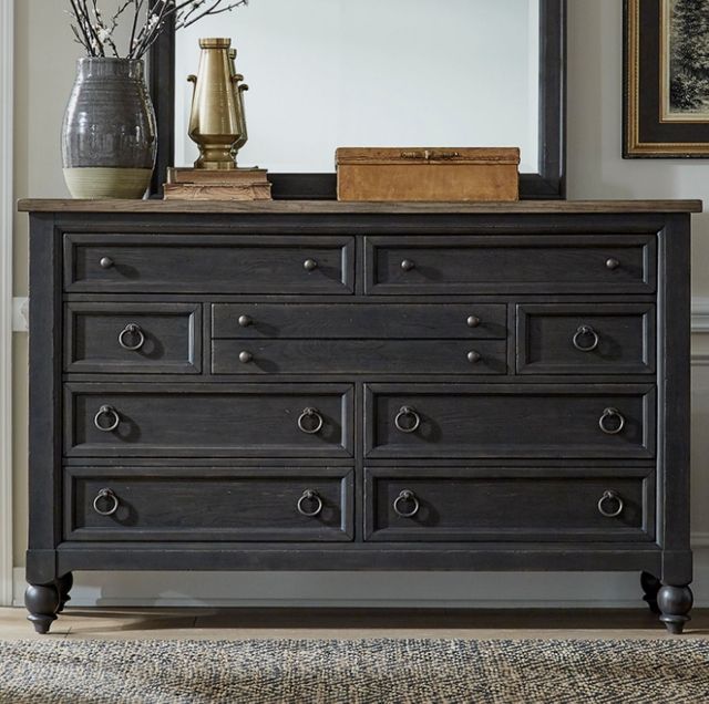 Liberty Furniture Americana Farmhouse Black Dresser-1