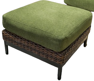 Signature Design by Ashley Horizon Hall Brown Green Resin Outdoor Ottoman
