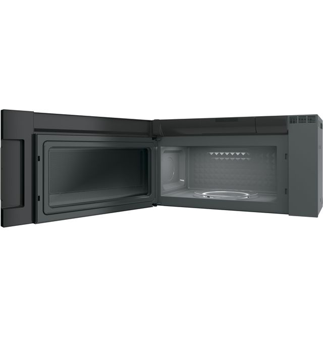 GE Profile™ 2.1 Cu. Ft. Black Stainless Steel Over the Range Microwave-2