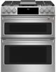 Café™ 30" Stainless Steel Smart Double-Oven Slide In Dual Fuel Range with Convection-4