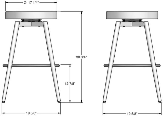 Amisco Customizable Nox Swivel Bar Stool-3