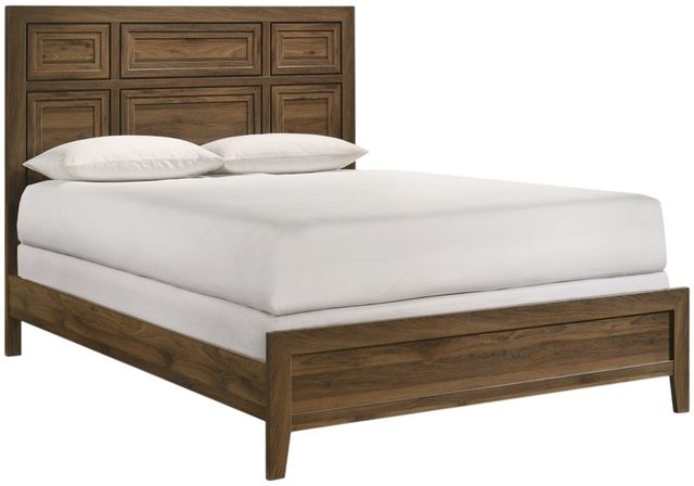 Crown Mark Lorraine Brown King Panel Bed-2