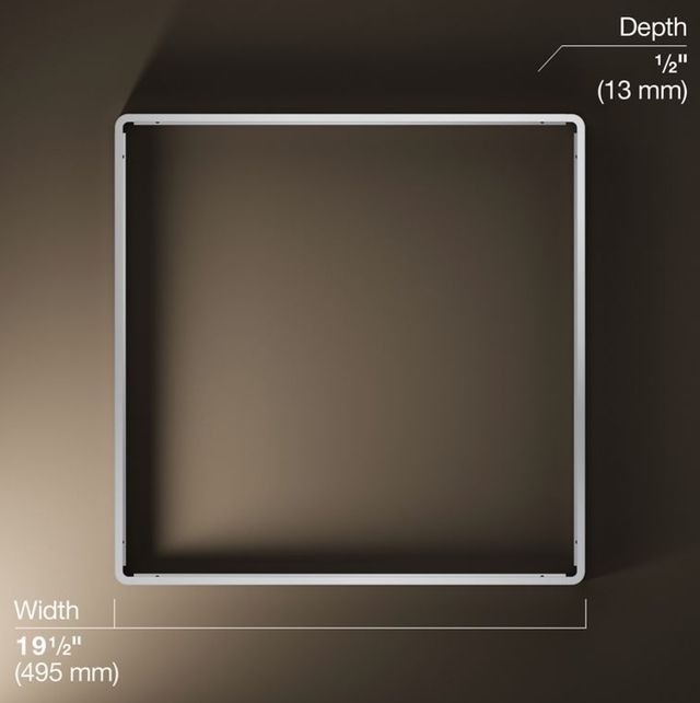 KOHLER® Real Rain® Polished Chrome Overhead Panel Trim-1