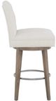 Fairfield® Customizable Dining Entree Camel 20" Short Back Swivel Bar Stool-2