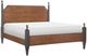 Legacy Classic Fenmore Dark Mocha/Distressed Cherry King Posted Bed-0