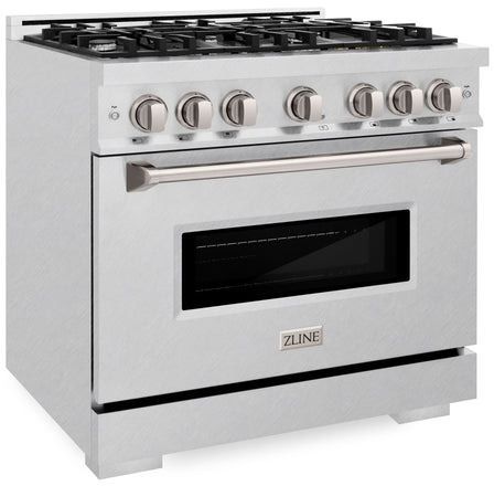 ZLINE Classic 36" Stainless Steel Pro Style Gas Range-2