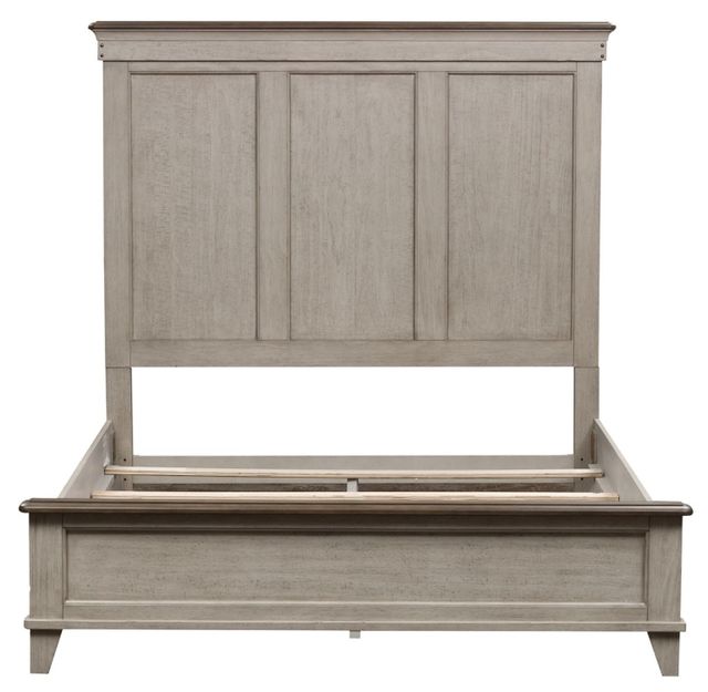 Liberty Furniture Ivy Hollow Dusty Taupe/Weathered Linen Queen Panel Bed-2