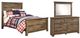 Signature Design by Ashley® Trinell 3-Piece Brown Full Panel Bed Set-0