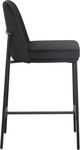 TOV Furniture Sydney 2-Piece Black Velvet Counter Stool-5