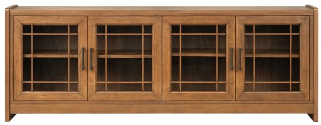 Flexsteel® Lincoln Walnut Entertainment Console-2