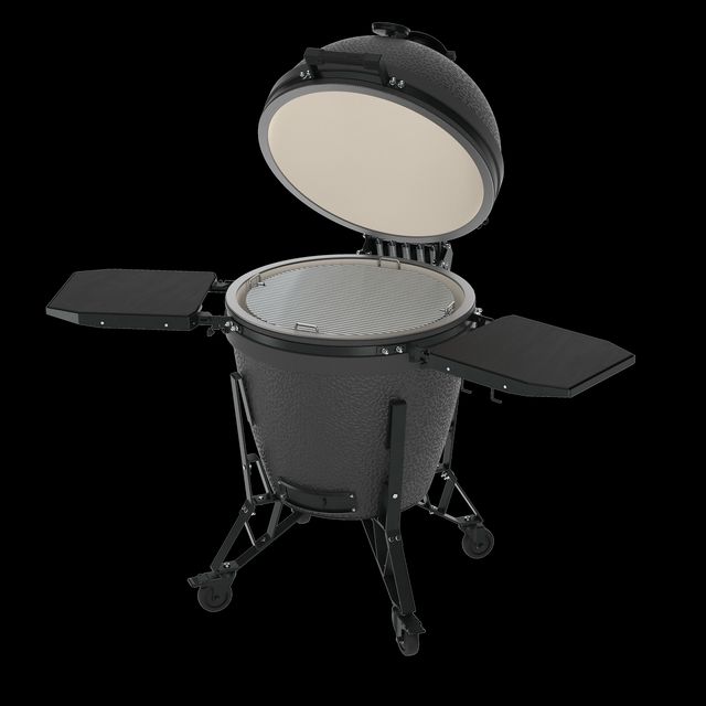 BSTRD® Core XL Complete Graphite Kamado Style Freestanding Charcoal Kamado Grill with Cart-1