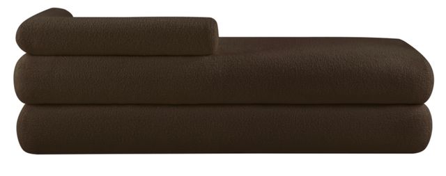 Meridian Furniture Kennedy Brown Teddy Fabric Bench-1