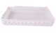 A & B Home Tessa White Lace Tray-0