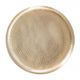 Zuo® Cannon Gold Side Table with Glass Base-3