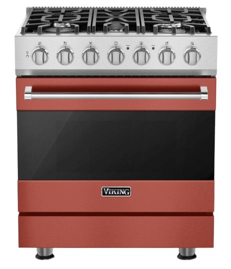 Viking® 3 Series 30" Spiced Cider Pro Style Natural Gas Range-0
