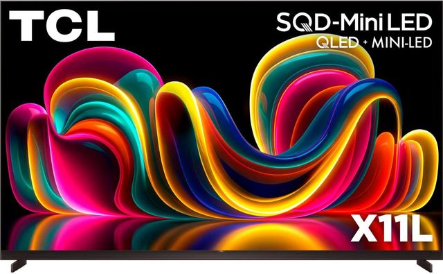 TCL X11L 85" Black HDR SQD-Mini LED 4K UHD Smart TV-0