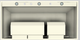 Vent-A-Hood® Designer Series 48" Biscuit Wall Mounted Range Hood-1
