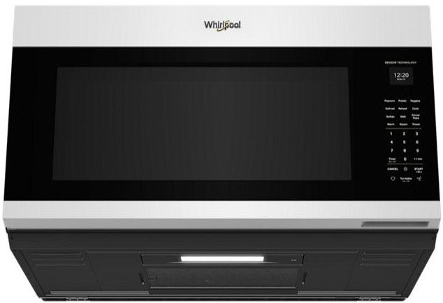 Whirlpool® 2.1 Cu. Ft. White Over the Range Microwave with Sensor Cooking and AccuPop™-3