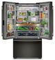KitchenAid® 36" 24.3Cu. Ft. Black Ore Counter Depth French Door Refrigerator with Interior Dispense-3