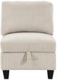 Homelegance® Walterboro Beige Sofa with Storage and Charging Ports-4