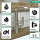 Hansgrohe Metris Brushed Nickel Single-Hole Faucet with Swivel Spout and Pop-Up Drain-3