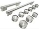 KitchenAid® 48" Monochromatic Stainless Steel Commercial-Style Gas Range Handle and Knob Kit-0