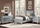 Vaughan-Bassett Bonanza Gray Twin Mansion Panel Storage Bed-1