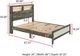 Crown Mark Rhett Gray/White King Panel Bed-2